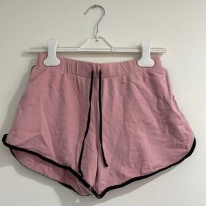 Pink cotton shorts